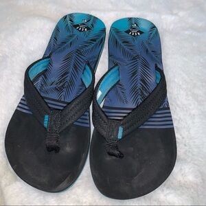 Reef Kids Flip Flops, sz 6/7